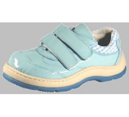 Bo - Blue Patent/Square - 31