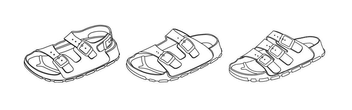 EVA und Kunststoff Sandalen